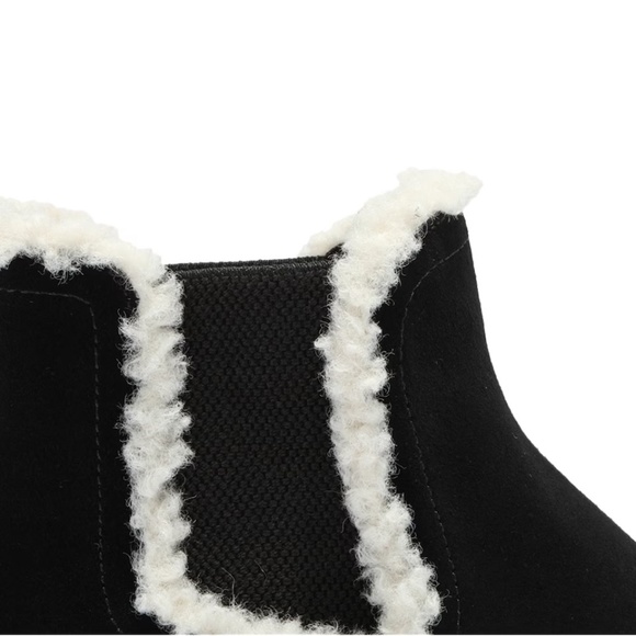 Lucky Brand Kichai Cozy Chelsea Boot - Black - Picture 7 of 9